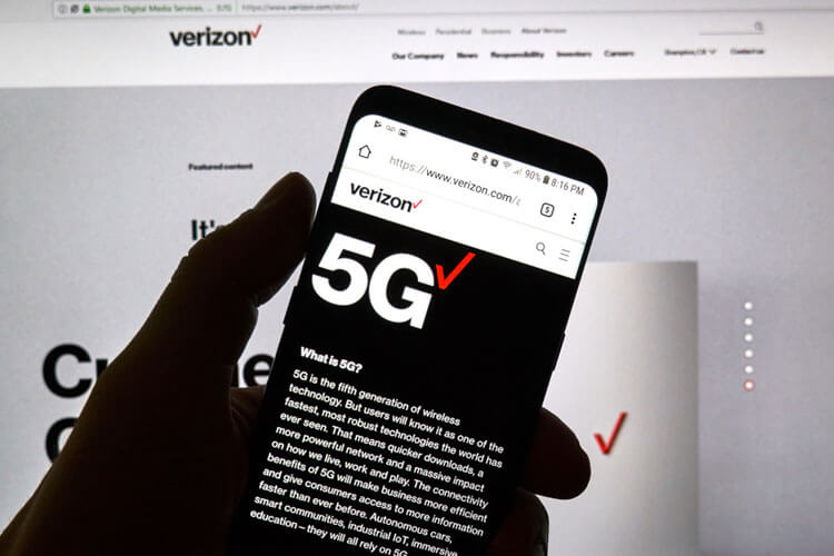 What is 5G Search on Verizon Phone